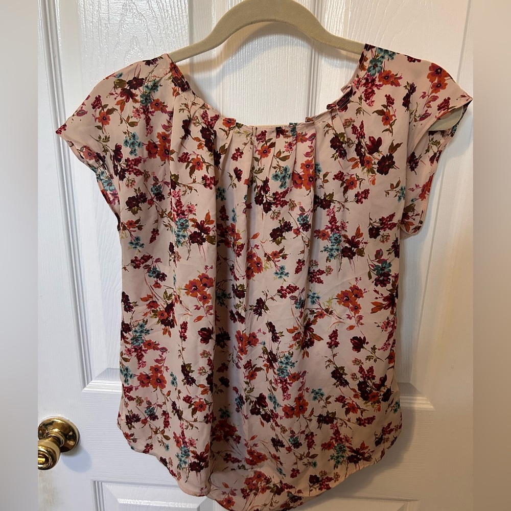 Lauren Conrad floral blouse